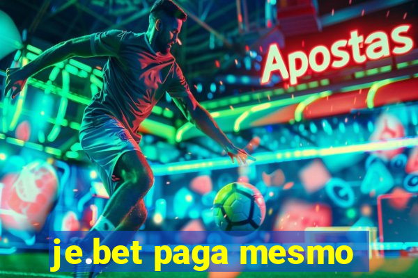 je.bet paga mesmo