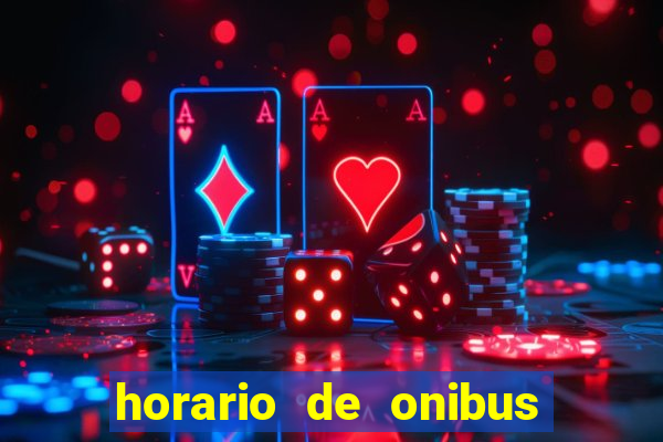 horario de onibus santos dumont x juiz de fora