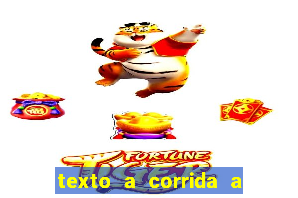 texto a corrida a lagarta lili