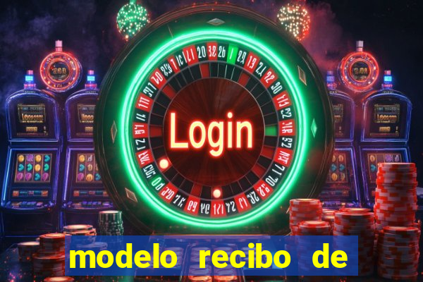 modelo recibo de pagamento autonomo