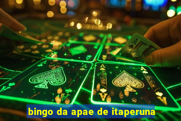 bingo da apae de itaperuna