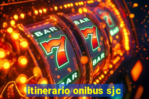 itinerario onibus sjc