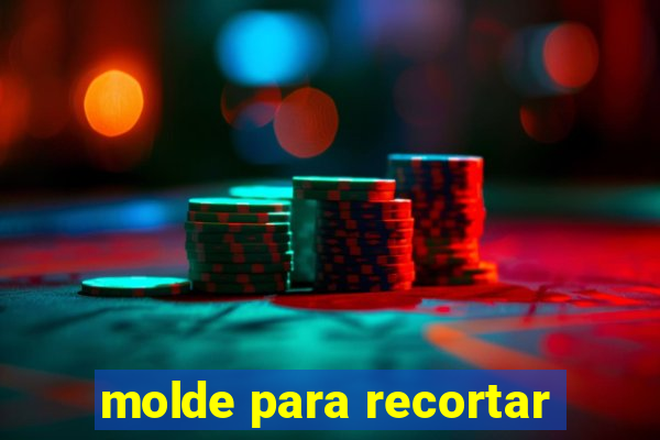 molde para recortar